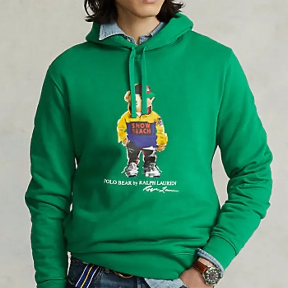 POLO 🔴🔵🟡 SNOW BEACH Polo Bear hoodie 
(Limited Edition) - Picture 3 of 4